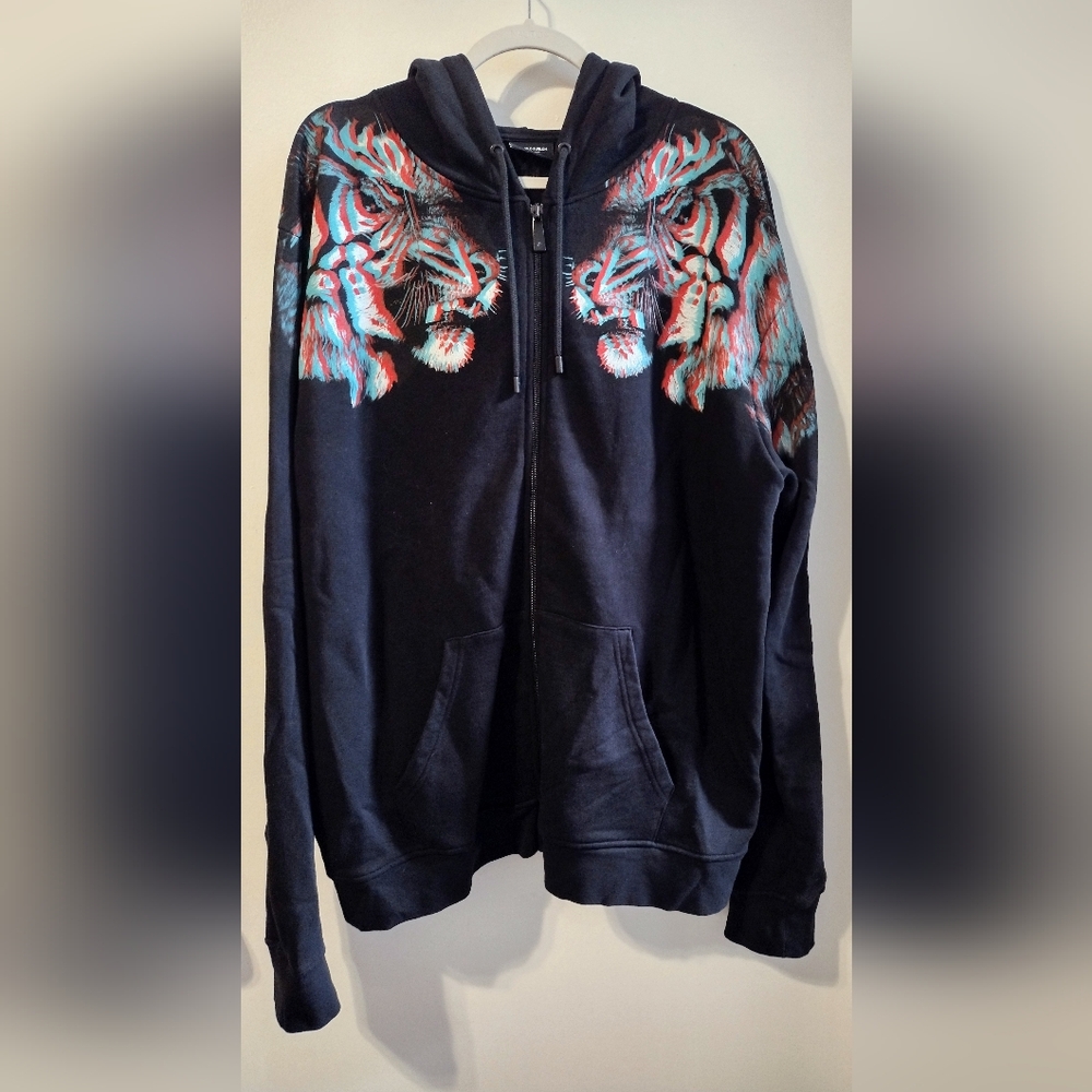 Marcelo Burlon County Of Milan Mens NWOT Tajo Tiger Hoodie XL